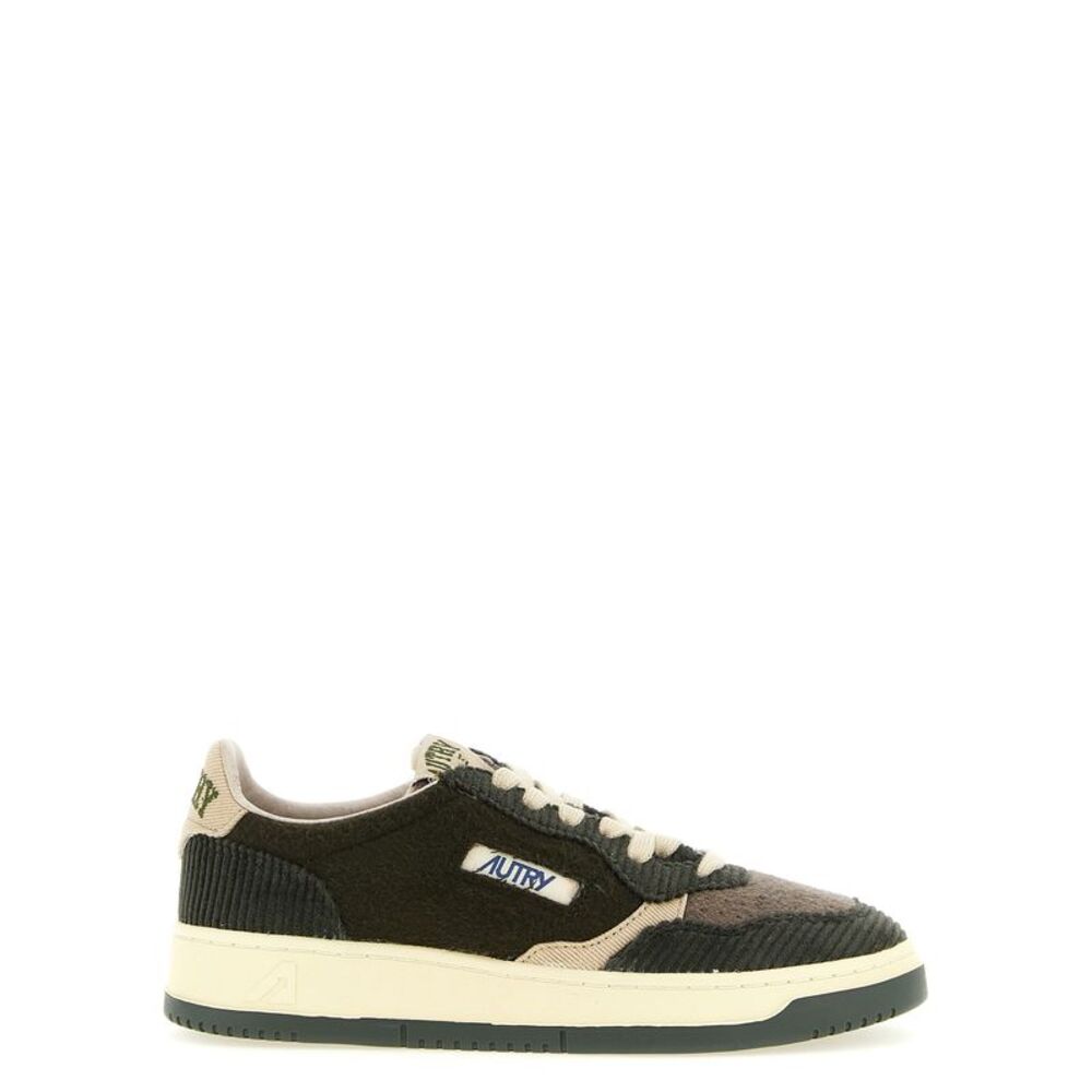 Autry Brown Textile Low Top Men's Sneakers